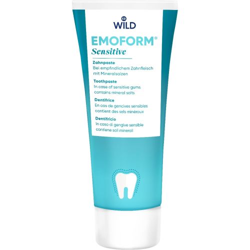 Зубна паста Emoform Для чутливих зубів з мінеральними солями та фторидом, 75 мл - фото №1 Зубна паста Emoform Для чутливих зубів з мінеральними солями та фторидом, 75 мл