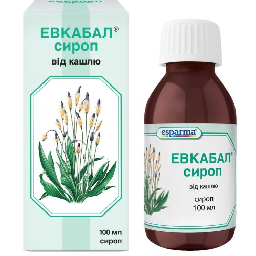 Эвкабал сироп 100 мл - фото №1 Эвкабал сироп 100 мл