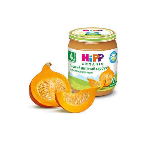 Пюре Hipp 4063 с тыквы (с 4 месяцев) 125 г - фото №1 Пюре Hipp 4063 с тыквы (с 4 месяцев) 125 г