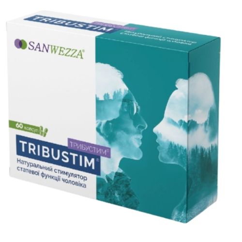 Трибустим 350 мг капсули №60 - фото №1 Трибустим 350 мг капсули №60