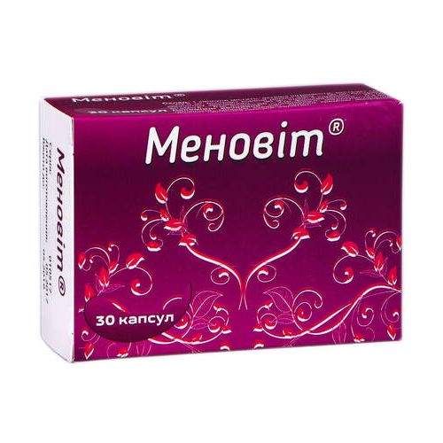Меновіт 330 г капсули №30 - фото №1 Меновіт 330 г капсули №30