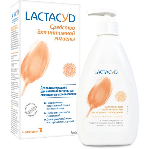 Средство для интимной гигиены Лактацид (Lactacyd) с дозатором 400 мл - фото №1 Средство для интимной гигиены Лактацид (Lactacyd) с дозатором 400 мл