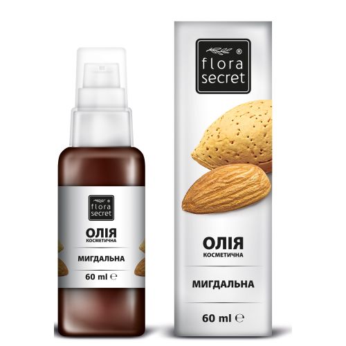 Олія Flora Secret Мигдальна 60 мл - фото №1 Олія Flora Secret Мигдальна 60 мл