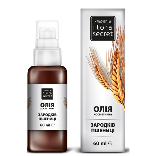 Олія Flora Secret з зародків пшениці 60 мл - фото №1 Олія Flora Secret з зародків пшениці 60 мл