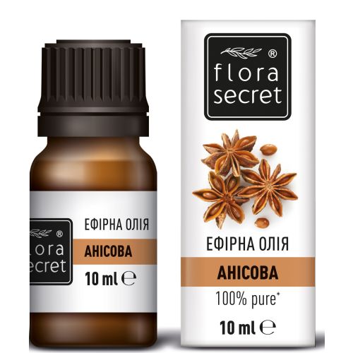 Масло эфирное Flora Secret Анисовое 10 мл - фото №1 Масло эфирное Flora Secret Анисовое 10 мл