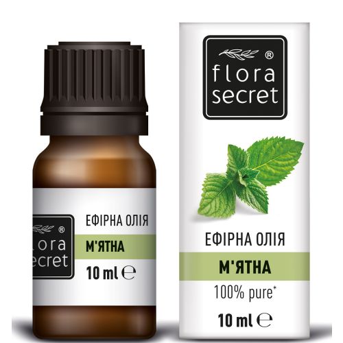 Масло эфирное Flora Secret Мятное 10 мл - фото №1 Масло эфирное Flora Secret Мятное 10 мл