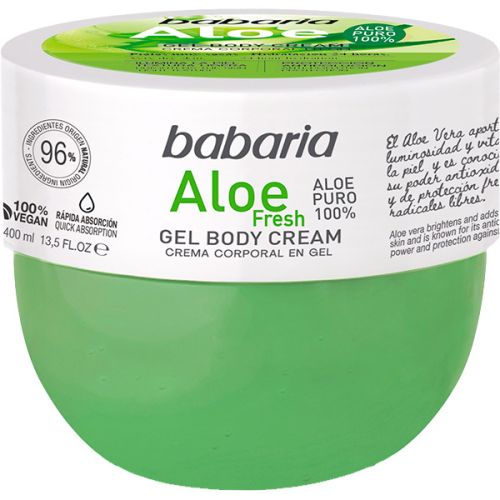 Крем Babaria (Бабария) для тела фреш-гель алоэ 400 мл - фото №1 Крем Babaria (Бабария) для тела фреш-гель алоэ 400 мл