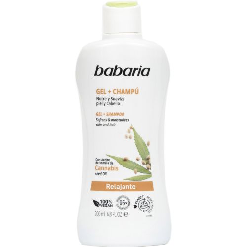 Гель-шампунь Babaria (Бабария) с каннабисом 200 мл - фото №1 Гель-шампунь Babaria (Бабария) с каннабисом 200 мл