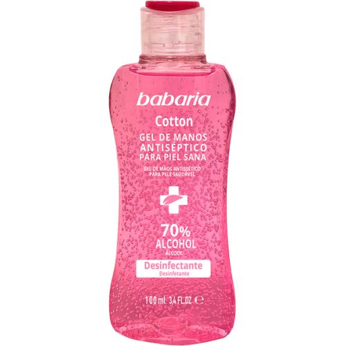 Гель-антисептик Babaria (Бабарія) з Бавовною та олією шипшини 100 мл - фото №1 Гель-антисептик Babaria (Бабарія) з Бавовною та олією шипшини 100 мл