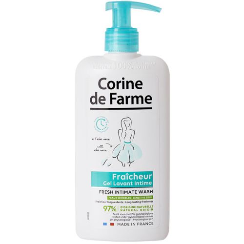 Гель для интимной гигиены Corine De Farme (Корин Де Фарм) Cвежий алоэ вера, без сульфатов, 250 мл - фото №1 Гель для интимной гигиены Corine De Farme (Корин Де Фарм) Cвежий алоэ вера, без сульфатов, 250 мл