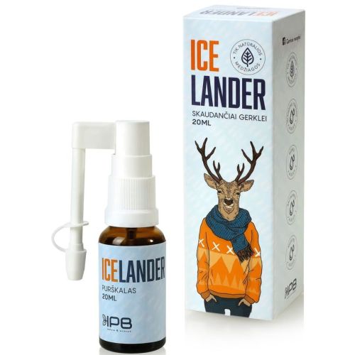 Icelander (Айслендер) спрей для горла 20 мл - фото №1 Icelander (Айслендер) спрей для горла 20 мл