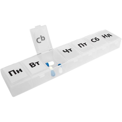 Органайзер пластиковий Enjee для таблеток (НТР 025) - фото №1 Органайзер пластиковий Enjee для таблеток (НТР 025)