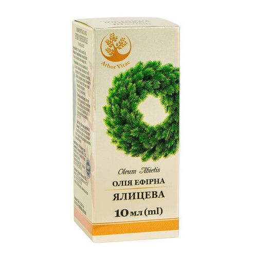 Олія ефірна Ялицева 10 мл - фото №1 Олія ефірна Ялицева 10 мл