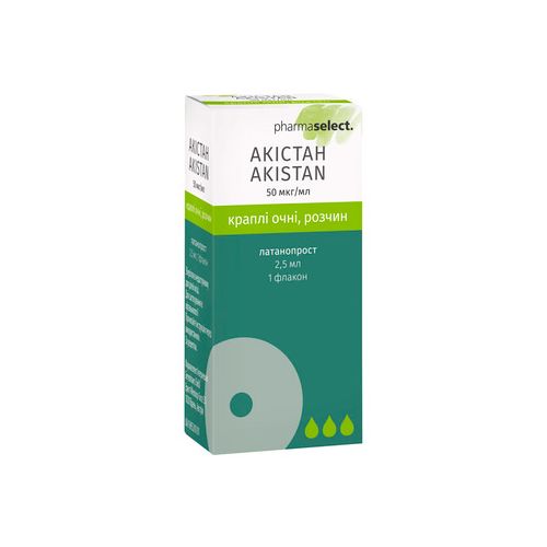 Акистан 50мкг/мл глазные капли 2,5 мл - фото №1 Акистан 50мкг/мл глазные капли 2,5 мл