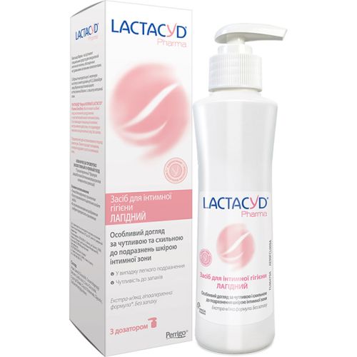 Средство для интимной гигиены Лактацид (Lactacyd) Фарма Нежный 250 мл с дозатором - фото №1 Средство для интимной гигиены Лактацид (Lactacyd) Фарма Нежный 250 мл с дозатором