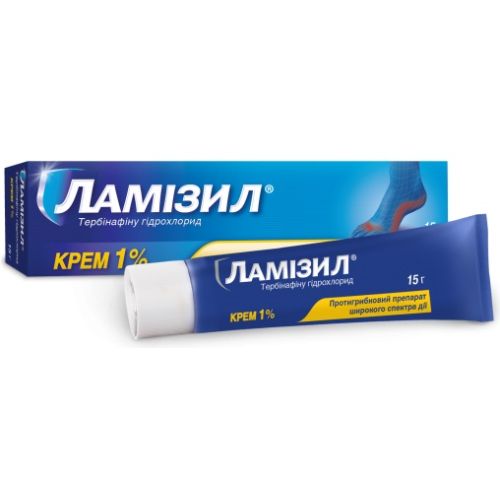 Ламизил 1% крем 15 г - фото №1 Ламизил 1% крем 15 г
