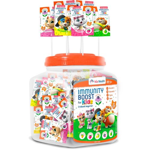 НатХелс Устойчивый иммунитет для детей, леденцы №100 - фото №1 НатХелс Устойчивый иммунитет для детей, леденцы №100