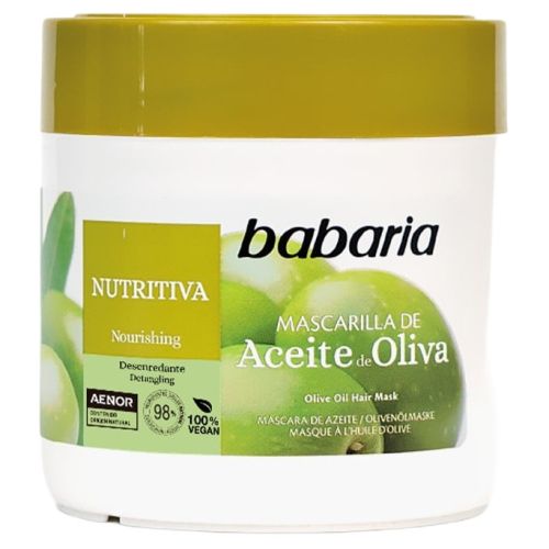 Маска Babaria (Бабария) масло оливы для волос 400 мл - фото №1 Маска Babaria (Бабария) масло оливы для волос 400 мл
