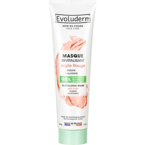 Маска Evoluderm (Эволюдерм) для лица восстанавливающая с красной глиной, 150 г - фото №1 Маска Evoluderm (Эволюдерм) для лица восстанавливающая с красной глиной, 150 г