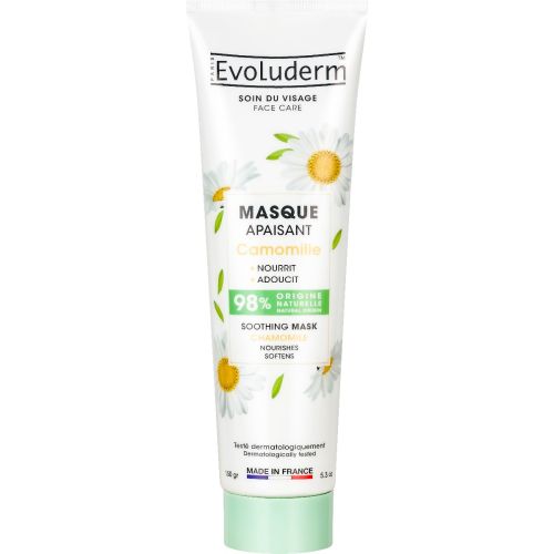 Маска Evoluderm (Эволюдерм) для лица успокаивающая с экстрактом ромашки, 150 г - фото №1 Маска Evoluderm (Эволюдерм) для лица успокаивающая с экстрактом ромашки, 150 г