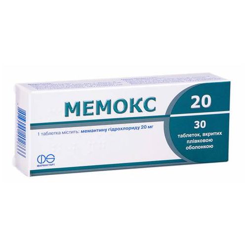 Мемокс 20 мг таблетки №30 - фото №1 Мемокс 20 мг таблетки №30