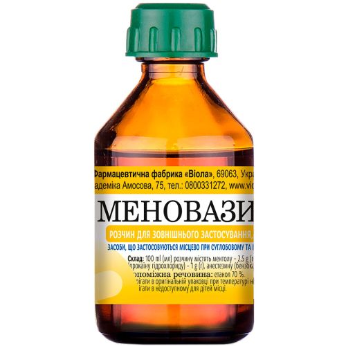 Меновазин 40 мл - фото №1 Меновазин 40 мл