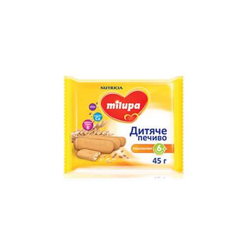 Печенье Milupa детское пшеничное (от 6 месяцев) 45 г - фото №1 Печенье Milupa детское пшеничное (от 6 месяцев) 45 г