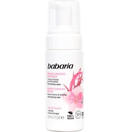 Крем-мус Babaria (Бабарія) очищувальний Шипшина та Червоні водорості для обличчя 150 мл - фото №1 Крем-мус Babaria (Бабарія) очищувальний Шипшина та Червоні водорості для обличчя 150 мл
