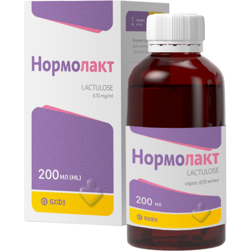 Нормолакт сироп 200 мл - фото №1 Нормолакт сироп 200 мл
