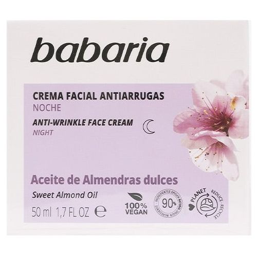 Крем Babaria (Бабария) с миндальным маслом против морщин для лица 50 мл - фото №1 Крем Babaria (Бабария) с миндальным маслом против морщин для лица 50 мл