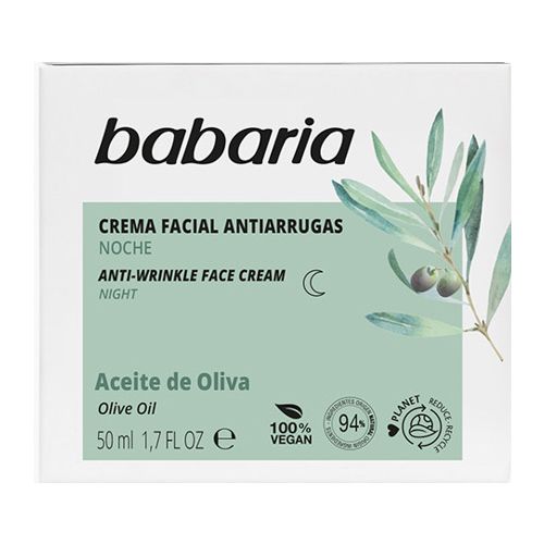 Крем Babaria (Бабария) оливковое масло против морщин 50 мл - фото №1 Крем Babaria (Бабария) оливковое масло против морщин 50 мл