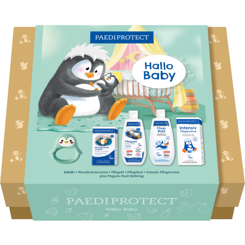 Набір Paediprotect (Педіпротект) дитячий Привіт малюк (крем захисний 50 мл+піна 250 мл+олія 200 мл+крем інтенсивний 75 мл+прорізувач) - фото №1 Набір Paediprotect (Педіпротект) дитячий Привіт малюк (крем захисний 50 мл+піна 250 мл+олія 200 мл+крем інтенсивний 75 мл+прорізувач)