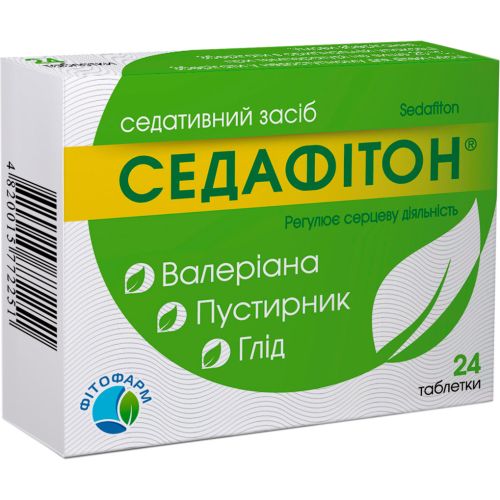 Седафитон таблетки №24 - фото №1 Седафитон таблетки №24