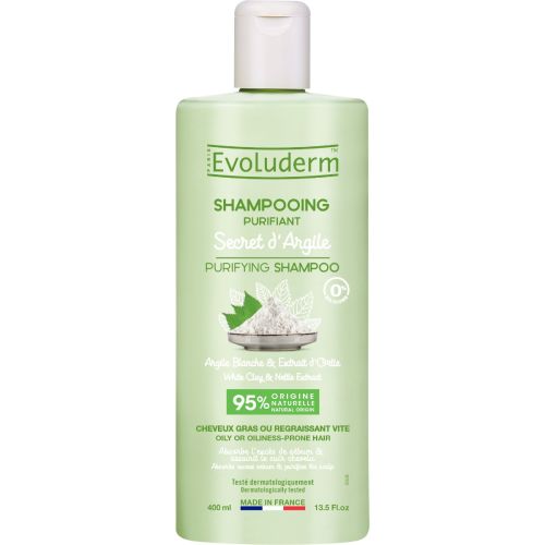 Шампунь Evoluderm (Эволюдерм) для жирных волос очищающий 400 мл - фото №1 Шампунь Evoluderm (Эволюдерм) для жирных волос очищающий 400 мл