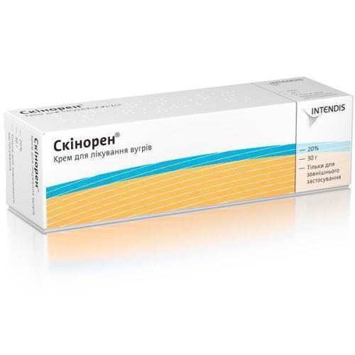 Скинорен 20% крем 30 г - фото №1 Скинорен 20% крем 30 г