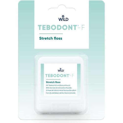 Зубная нить Tebodont с маслом чайного дерева и фторидом, 50 м - фото №1 Зубная нить Tebodont с маслом чайного дерева и фторидом, 50 м