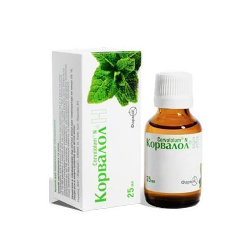 Корвалол Н капли 25 мл - фото №1 Корвалол Н капли 25 мл