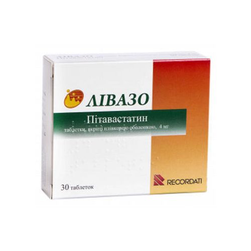 Лівазо 4 мг таблетки №30 - фото №1 Лівазо 4 мг таблетки №30