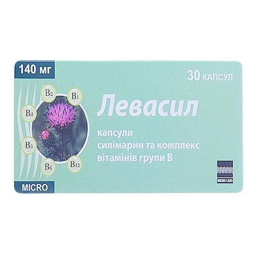Левасил 140 мг капсулы №30 - фото №1 Левасил 140 мг капсулы №30