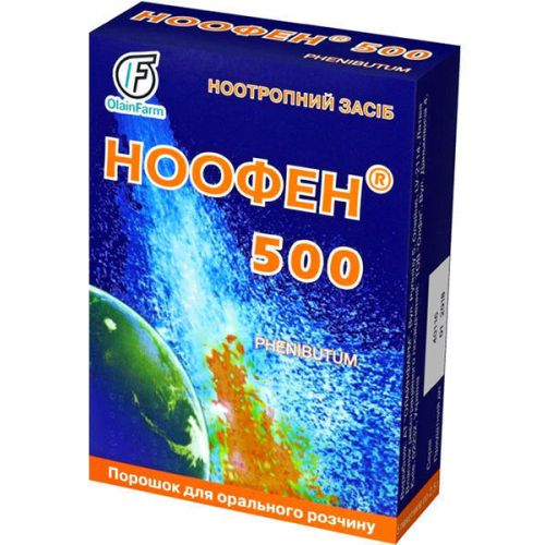 Ноофен 500 мг капсули №30 - фото №1 Ноофен 500 мг капсули №30