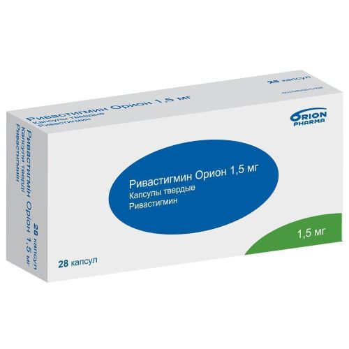 Ривастигмін 1,5 мг капсули №28 - фото №1 Ривастигмін 1,5 мг капсули №28