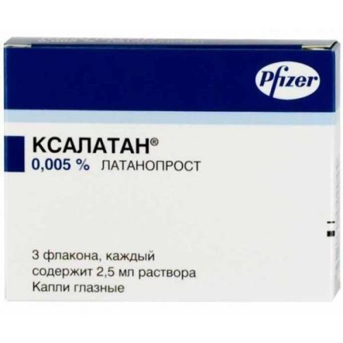 Ксалатан 0,005% краплі 2,5 мл №3 - фото №1 Ксалатан 0,005% краплі 2,5 мл №3