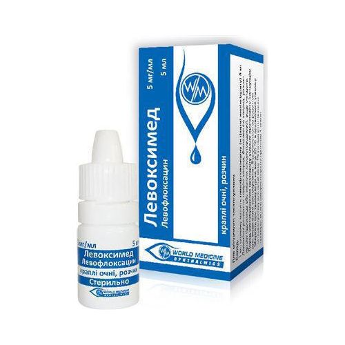 Левоксимед 5 мг/мл капли №1 - фото №1 Левоксимед 5 мг/мл капли №1