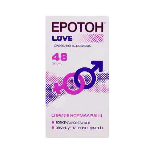 Еротон Лав 400 мг капсули №48 - фото №1 Еротон Лав 400 мг капсули №48