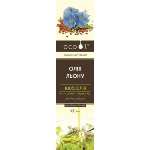 Масло льна 100 мл - фото №1 Масло льна 100 мл