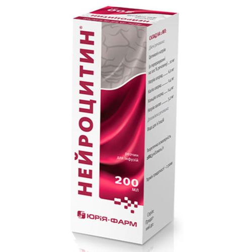 Нейроцитин раствор для инъекций 200 мл - фото №1 Нейроцитин раствор для инъекций 200 мл