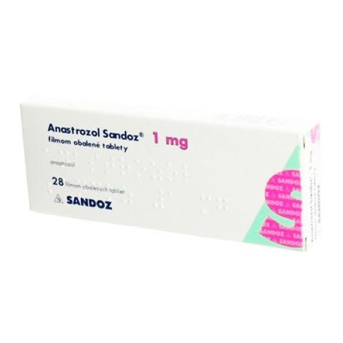 Анастрозол-Сандоз 1 мг таблетки №28 - фото №1 Анастрозол-Сандоз 1 мг таблетки №28