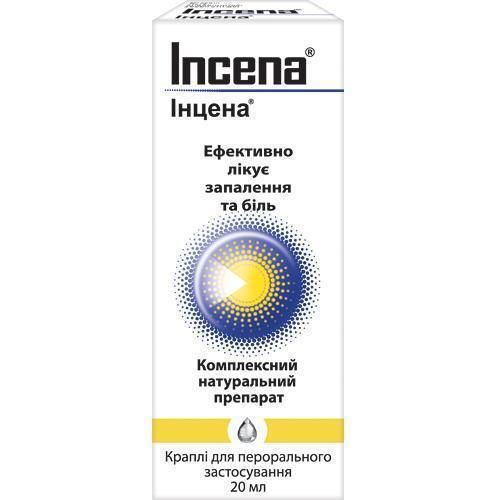 Инцена капли 20 мл - фото №1 Инцена капли 20 мл