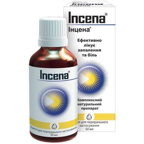 Инцена капли 50 мл - фото №1 Инцена капли 50 мл