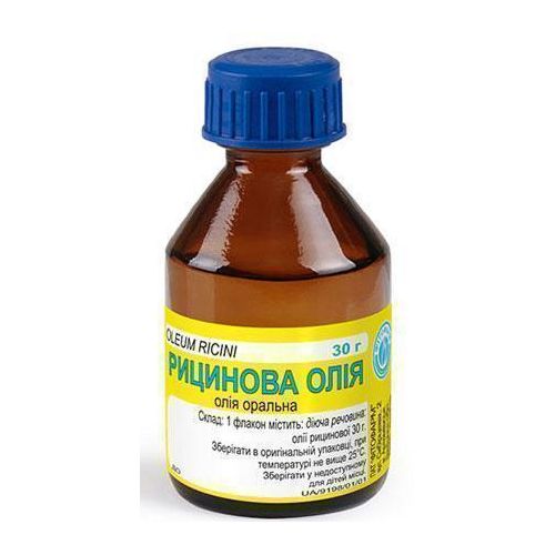 Рицинова олія 30 мл - фото №1 Рицинова олія 30 мл